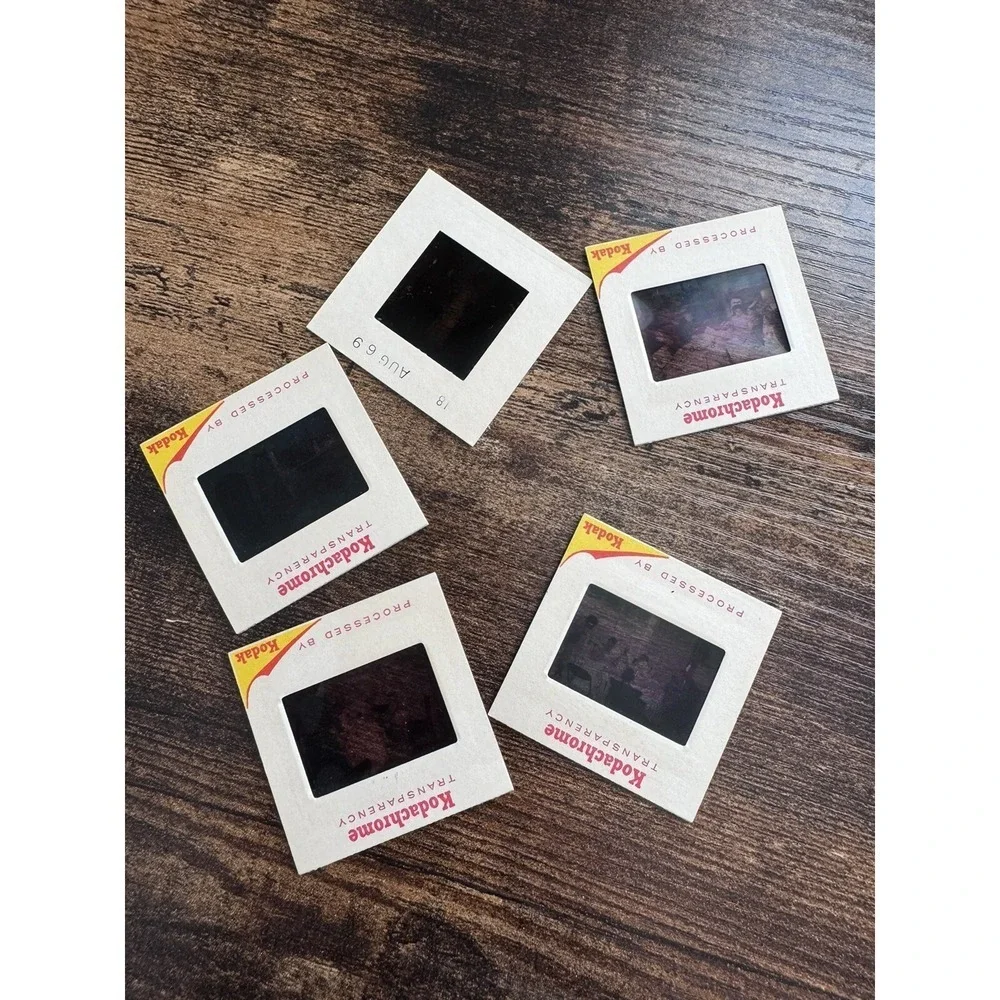 35mm Slides Family Birthday And Family Vintage Lot Of 5 From the 60s